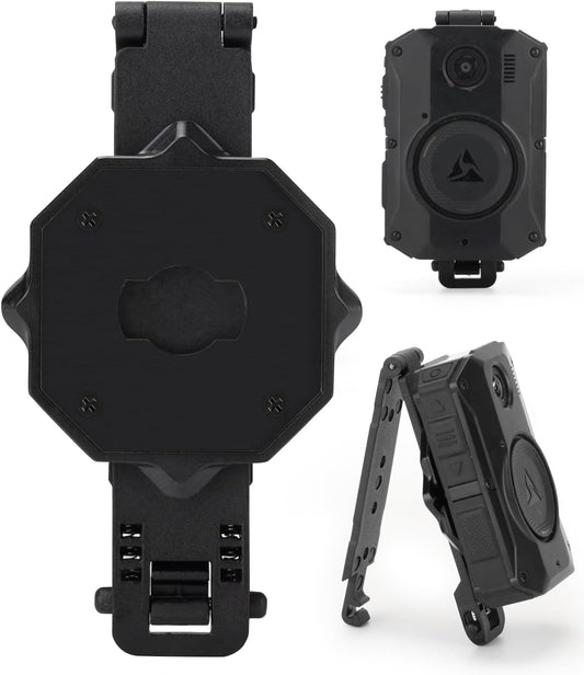 WEIGUZC 2/3/4 Molle Camera Mount Compatible with Axon Taser Body Camera - Lightweight Aluminum Molle Holder