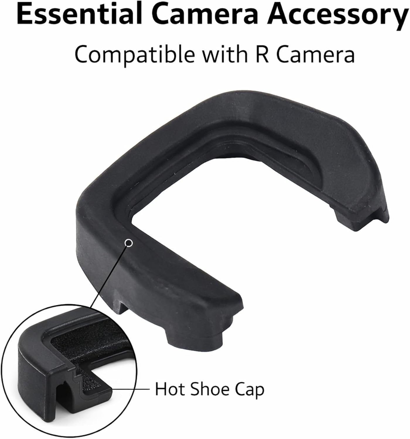 Camera Viewfinder Eyecup ABS with Level Hot Shoe Kit for R Camera - Eye Protection, Level Correction, Dust