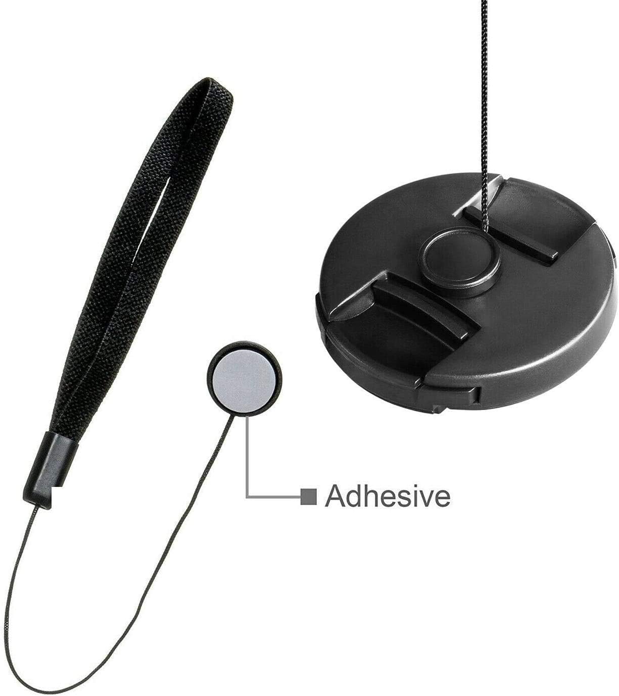 Digital Nc Pinch DMC-GF3 (58mm) Lens Cap Center for Panasonic LUMIX + Lens Cap + Microfiber Cloth
