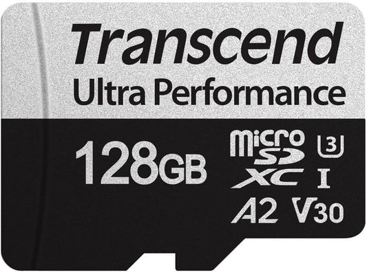 Transcend USD340 A2 V30 128GB, 160MB/s, Claw/DJI/Insta360/Action U3 C10 4K microSDXC Micro SD Card Up