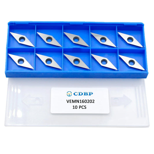 CDBP Diamond Carbide Replacement Insert cutter for woodturning, 10 x 28- Dia4.3mm with Sharp Point Indexable carbide cutter fits For Detailer Wood Turning Tools, 10pcs