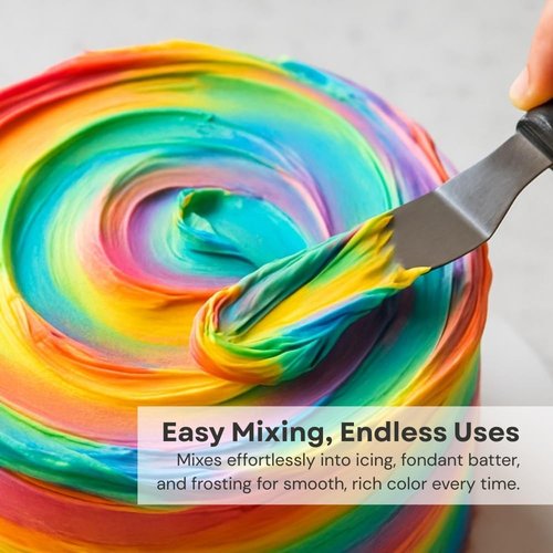Chefmaster Violet Liqua-Gel® Food Coloring - Vibrant, Fade-Resistant Dye for Icing & Fondant | 0.70 oz