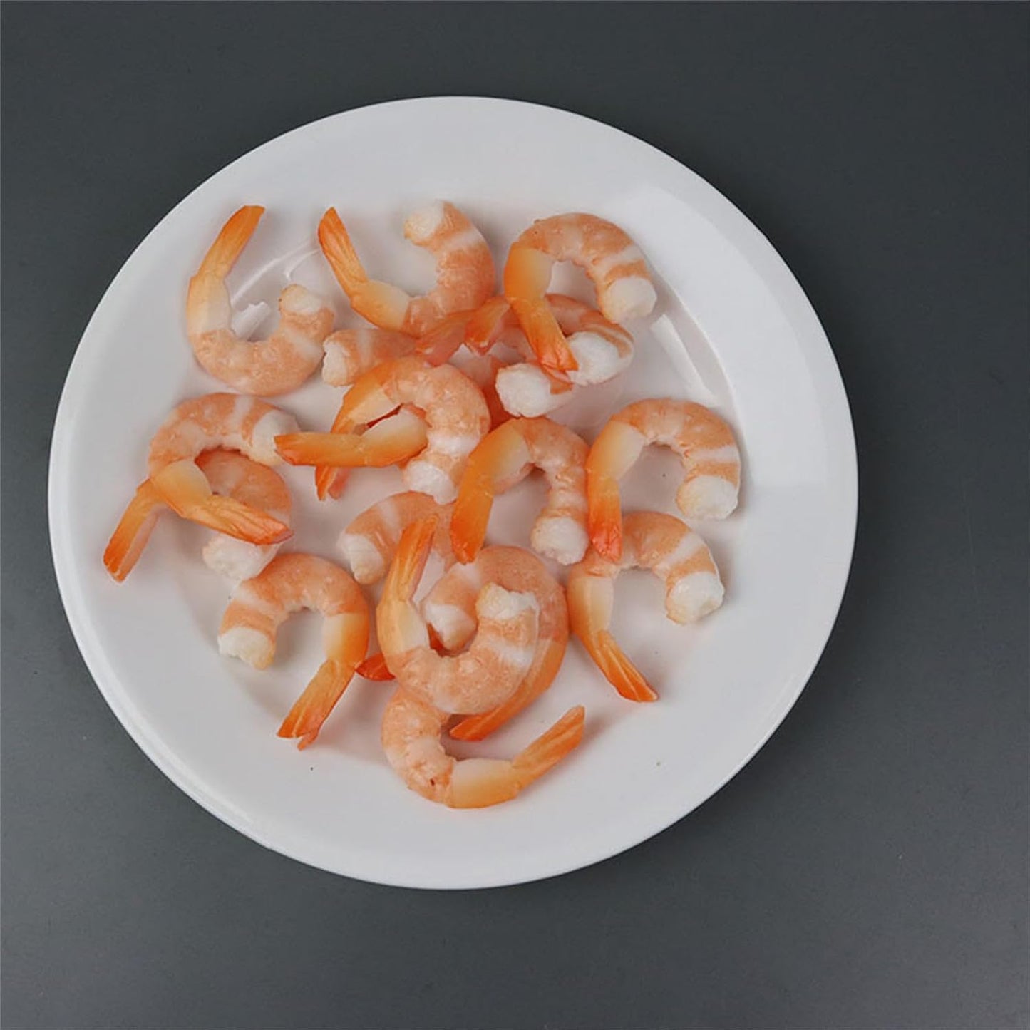 KRTYDBFZ Simulation Shrimp Fake Food Model PVC Kitchen Photography Tool Restaurant Window Display Wedding Party Home