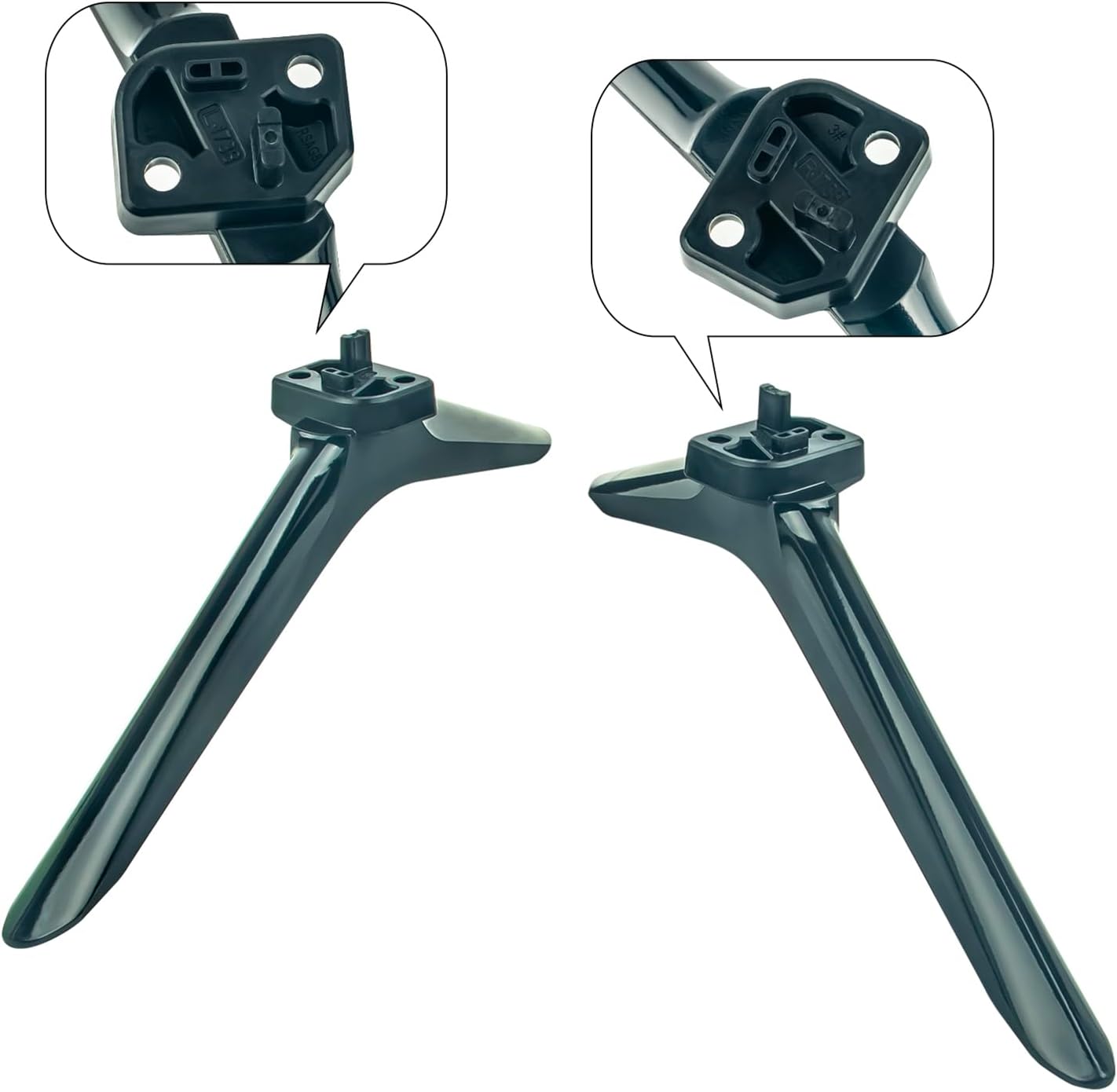 AIDITIYMI 58R6E3 L-1738 R-1738 Replacement Base Stand TV Legs Compatible with Hisense TV
