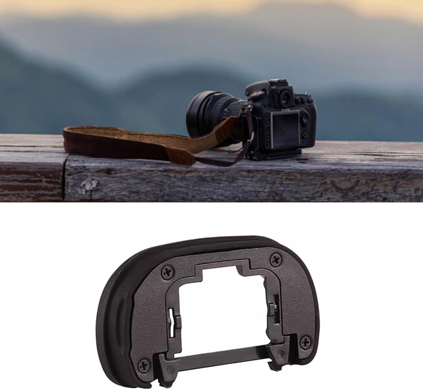 JINPIAOPIAO EP18 Silicone Eyepiece for Cameras Protects Viewfinder from Dusts and Scratches