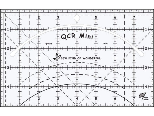 Sew Kind of Wonderful QCR Mini Ruler