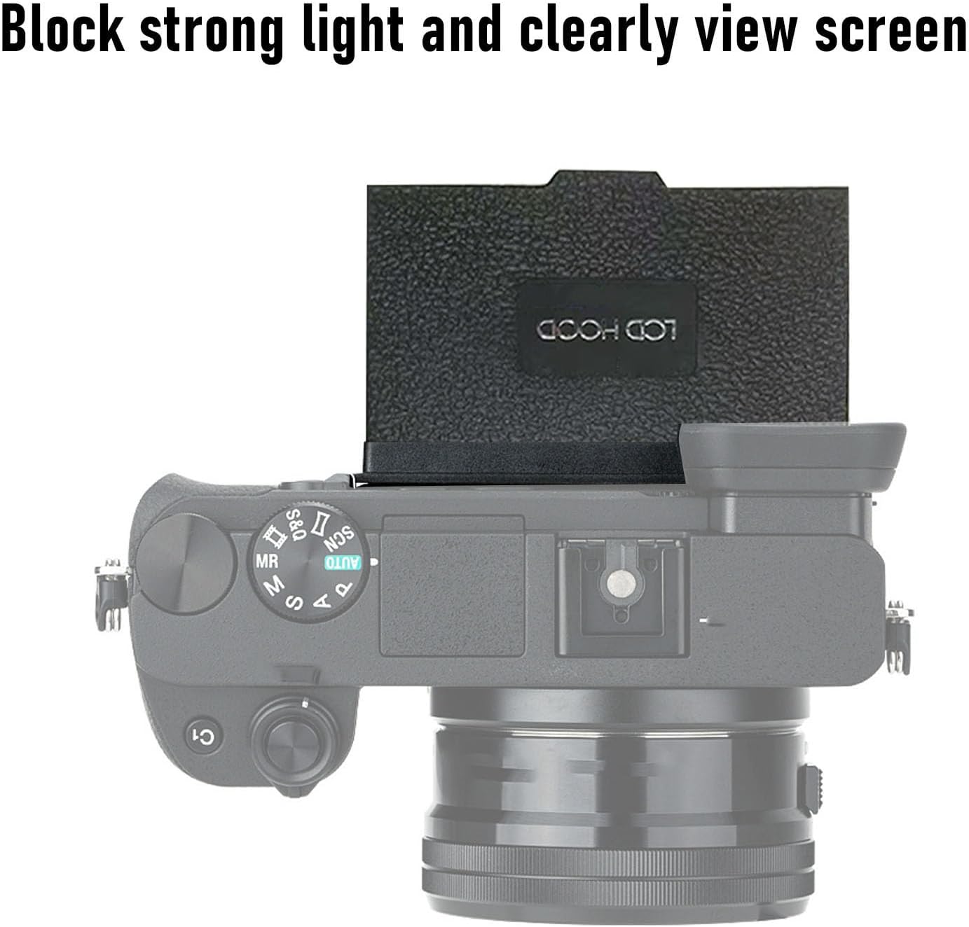 3.2in 5DIV 5DIII 1DX XT1 XT2 GFX50S Camera LCD Sun Shade, Screen Magnet Hood Viewfinder for Series XA Series Cameras