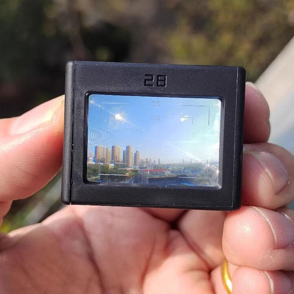 Generic 28mm Optical Waist Level Viewfinder, Replacement Camera External Optical Viewfinder Waist Level Finder