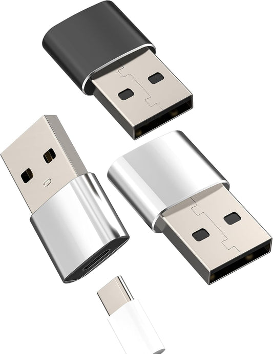 WASRUYI 16 USB C Female to USB Male Adapter for iPhone Cable Compatible for Samsung for iPad Connector Type C Data