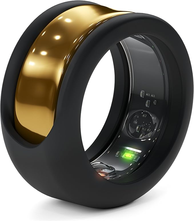 Rinfit Smart Ring Protector - Silicone Ring Enhancer for Active Lifestyle and Gym - StyleFit U.S. Design Patent - Black, Size 13