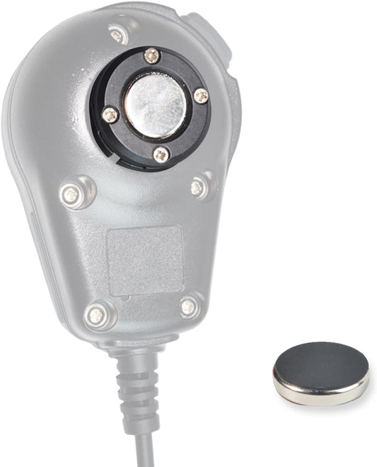 TWAYRDIO Magnetic Mic Holder, Mobile Radio Microphone Magnet Mount, CB Mic Hanger, Mounting Solutions for Car Truck