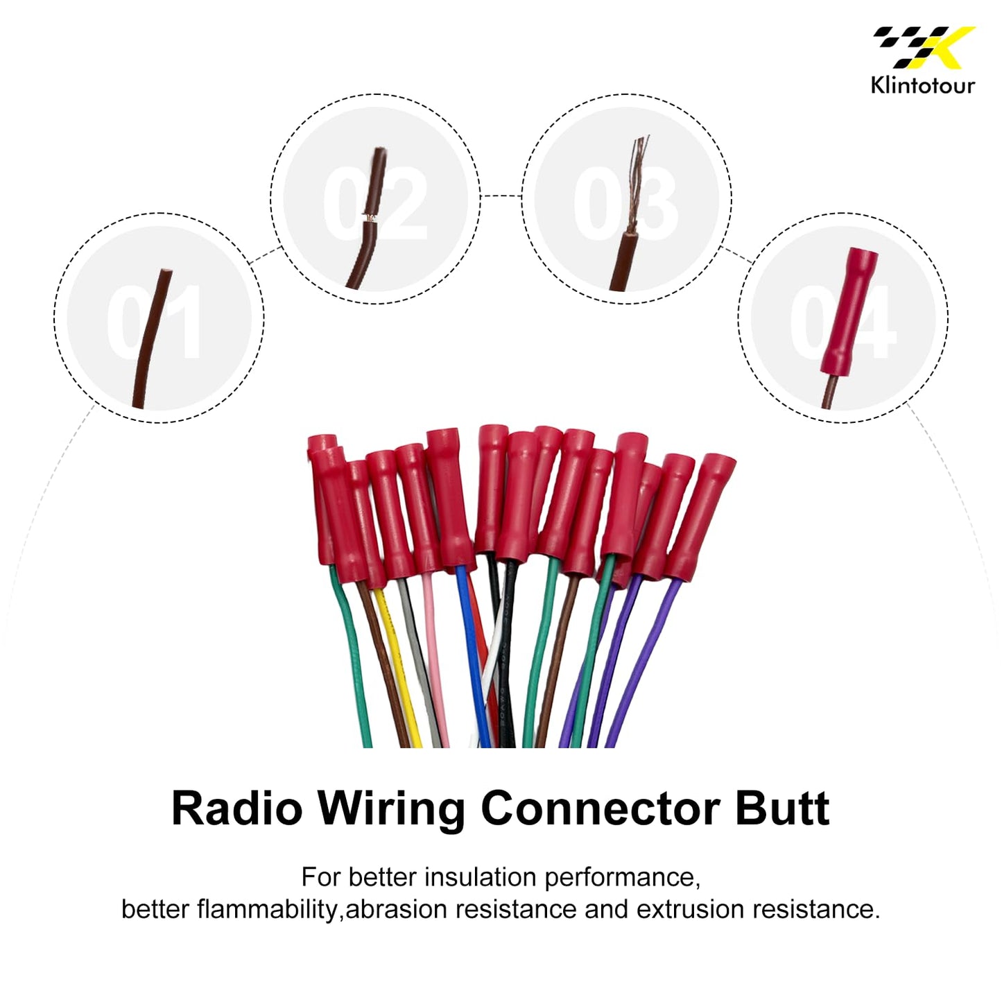 2008-2019/Kia 2013, Radio Wiring Harness Compatible with Mit-Subi-shi Stereo Installation Wire Harness Kit Aftermarket