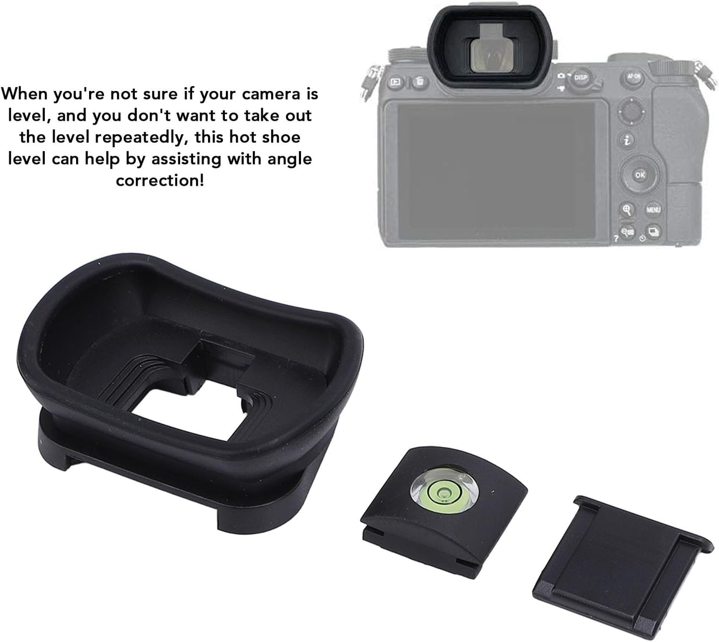 Set DK29 Z5 Z6 Z7 Z6II Z6III Camera Eyecup Square Shape Viewfinder Protector Hot Shoe Cover