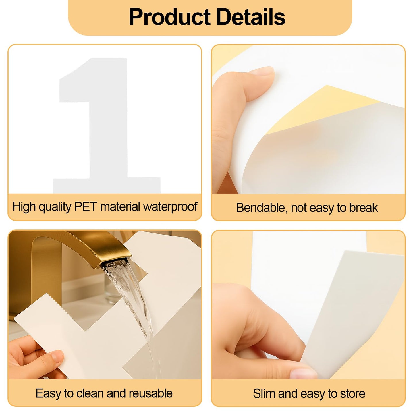12 Inch Number Cake Mold Baking Forms Moulds,9 Pieces 0-8 Cake Number Stencils,Number Cake Pans,Flat Plastic Mold Numerical Templates Cutting for DIY Cakes/Cookies