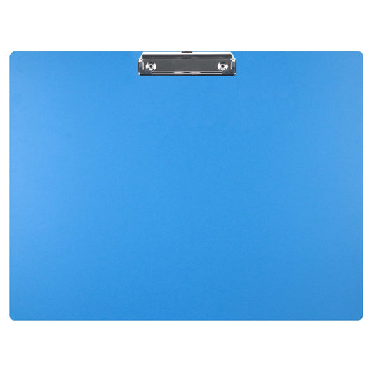 Acocony 11x17 Clipboard Landscape Super Tough Extra Large Clipboard Low Profile Clip Not Fragile 11 x 17 Clipping Board PP Plastic Blue Pack of 1
