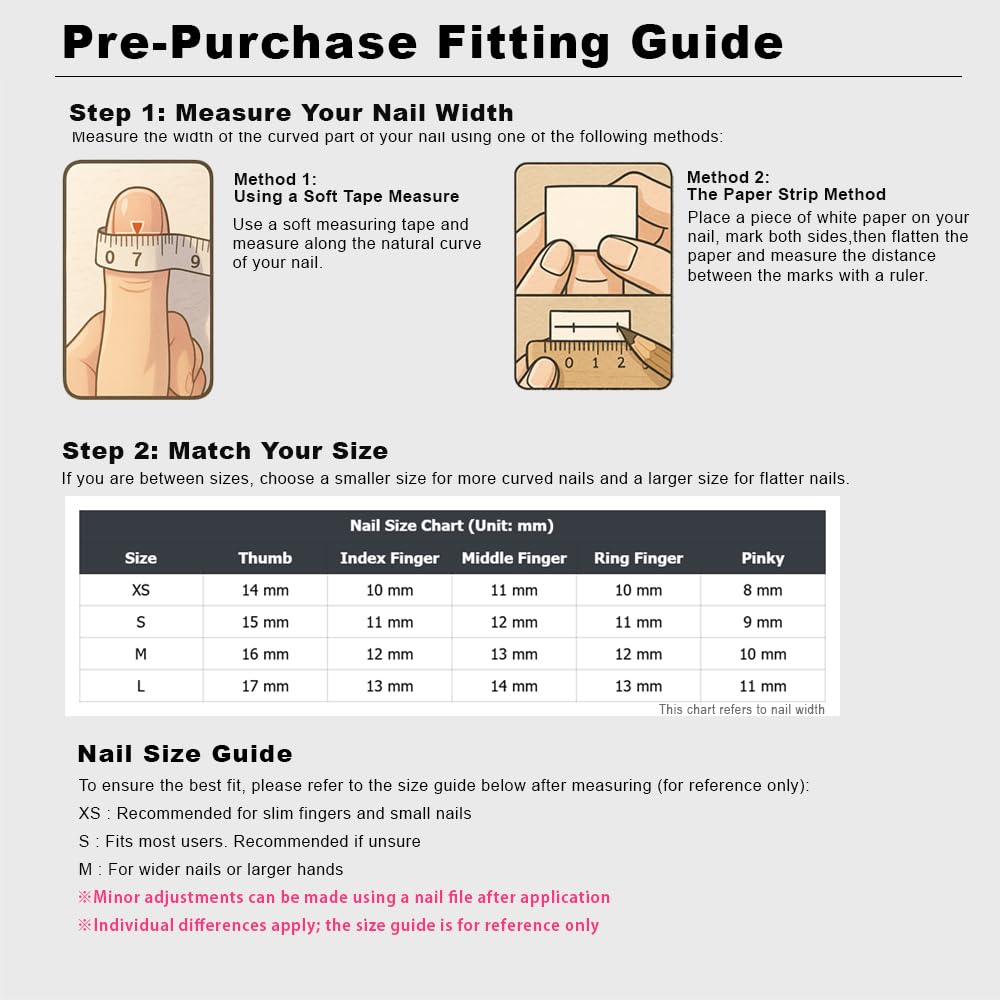 2IM Studio Handmade Press On Nails – 10 Piece Soft Gel Nail Kit with Glue & Tool Set, Reusable Artisan Nails, Salon-Quality Finish (Sunset Palm-XS)