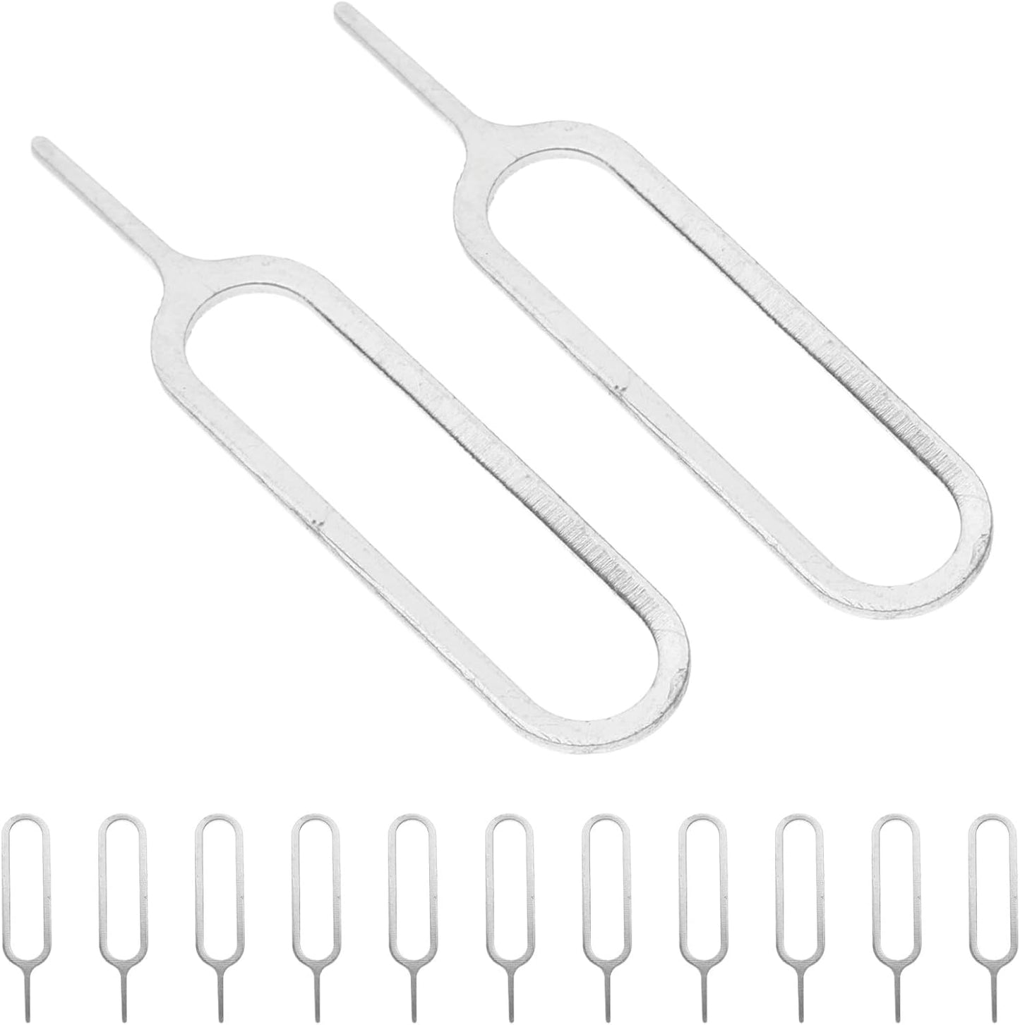500pcs COHEALI Sim Tray Ejector Pins Universal Sim Removal Tool Needles for Smartphones Tablets Silver Maintenance
