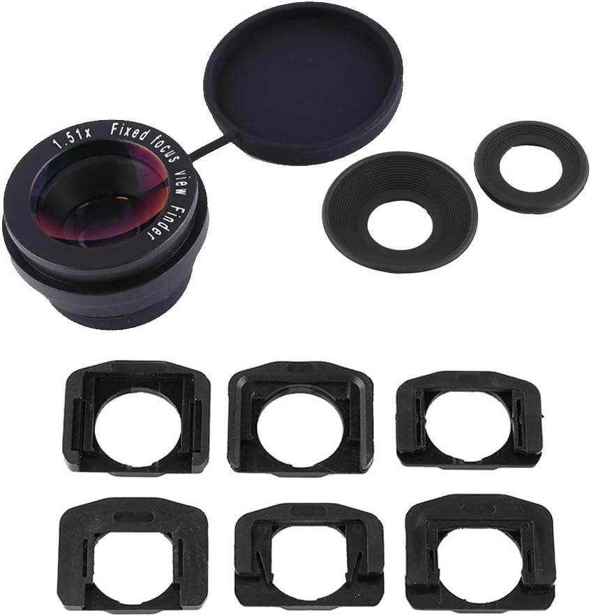 ZDETGU 1.51X 6 Viewfinder Magnifier Eyepiece Magnifier Camera Viewfinder High Magnification for DSLR Cameras
