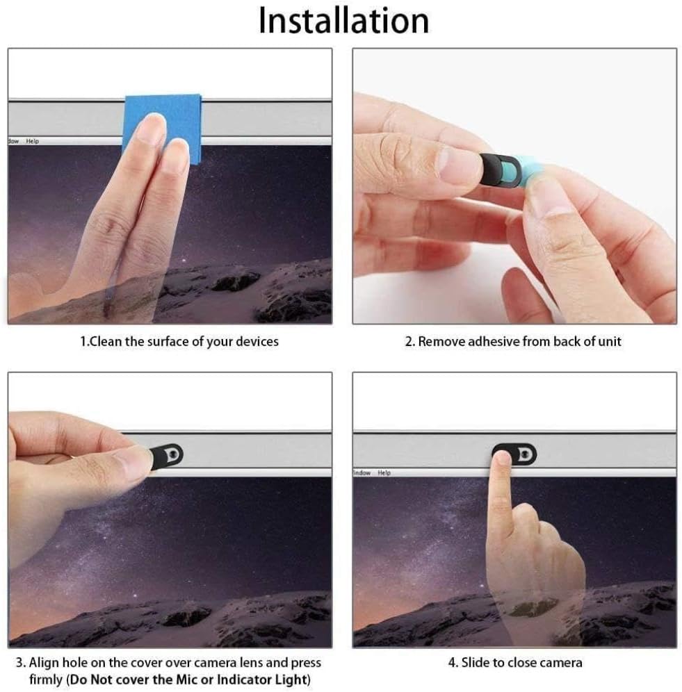Selna A16 5G, Privacy Camera Cover Security Blocker Compatible with Samsung Galaxy Webcam Closure Black