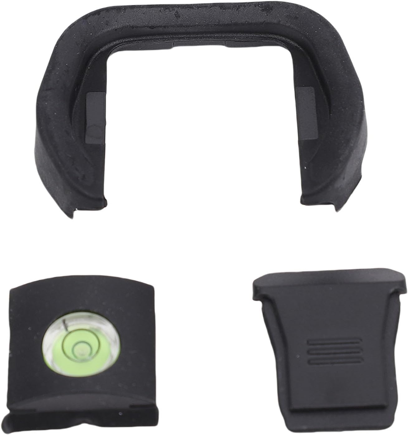 R5 R6 Bewinner Camera Eyecup Viewfinder, Hot Shoe Cover & Bubble Level Kit for - Silicone Eye Cup, Dust Cap, Spirit