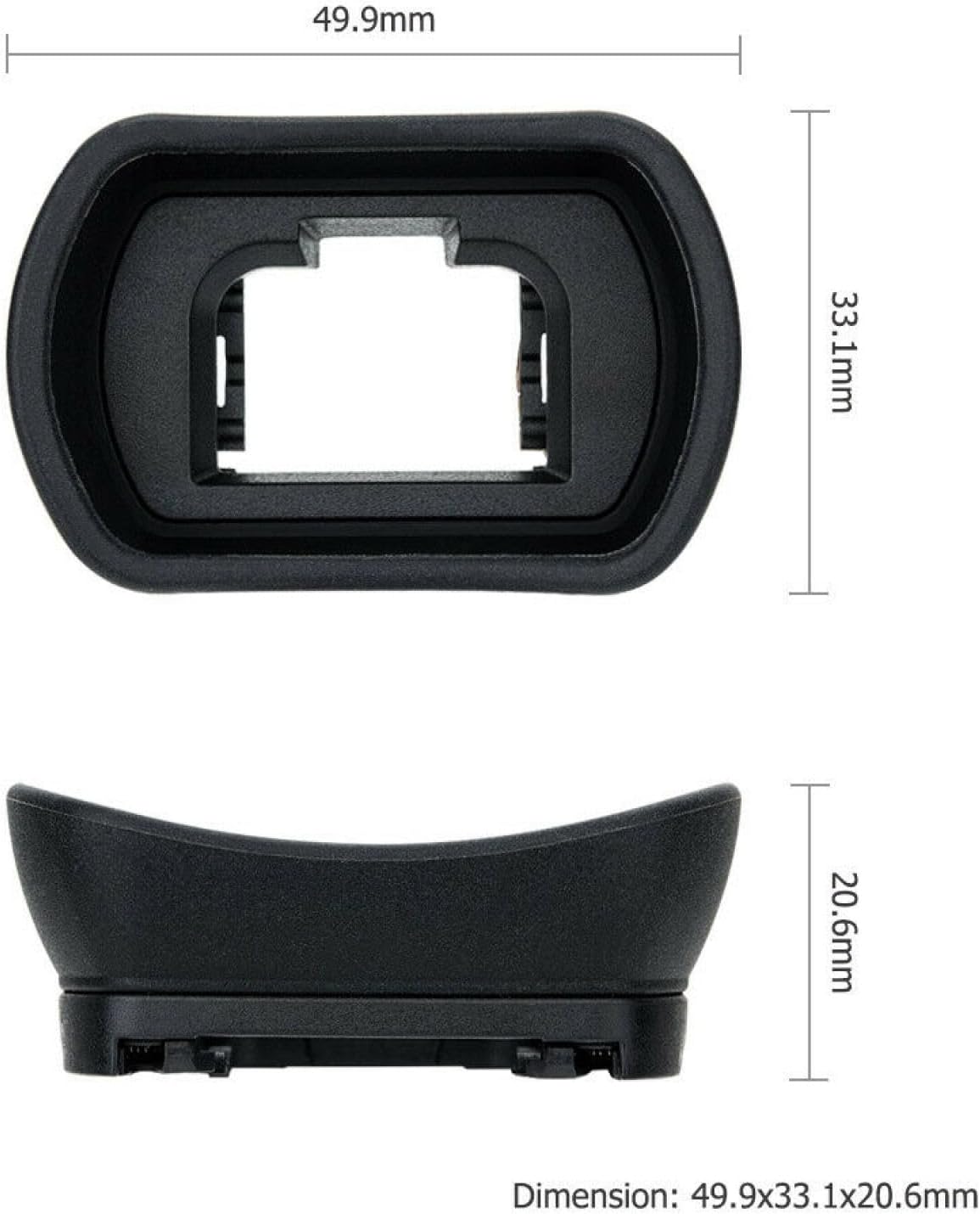 DAGIJIRD A7III A7II A7RIV A7RIII A7RII Replacement Soft Camera Eye Cup Eyepiece Viewfinder Protector Parts for Sony