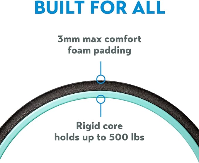Chirp Wheel+ Foam Roller for Back Pain Relief, Muscle Therapy, and Deep Tissue Massage 6" and 12" Inch