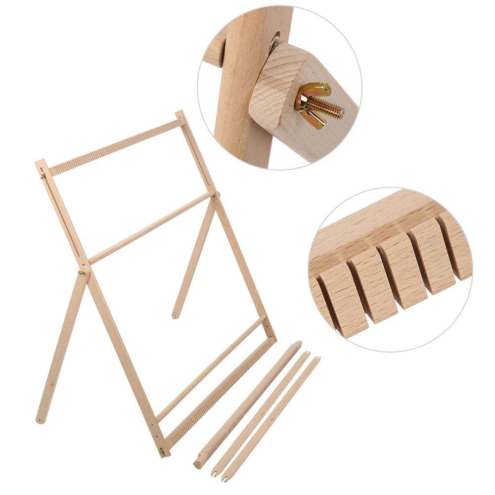 BHDD Weaving Loom,Adjustable DIY BHDD Hand Weaving Machine Hand Knitting Loom Tapestry Hand-Knitted Machine DIY Woven Set with Stand,Extra-Large Frame for Beginner(35 inchex34.6 inchex1.2 inche)