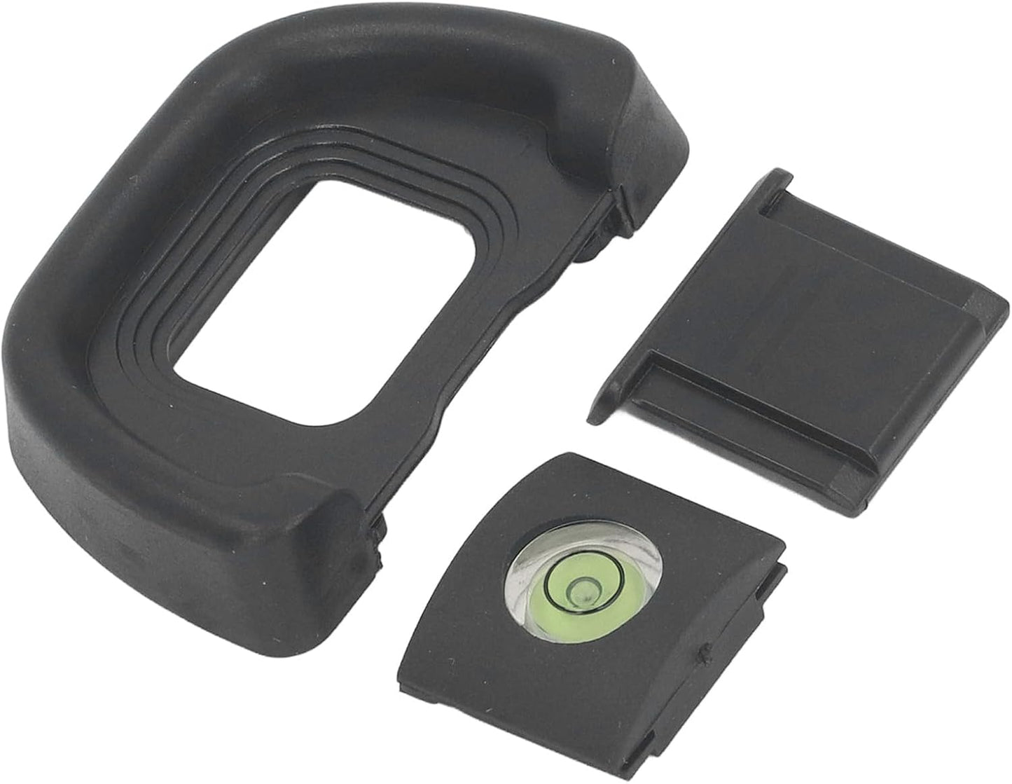 DK-31 Gugxiom Eyepiece Eyecup with Leveler and Hot Shoe Cover, ABS Viewfinder Eye Cup Replacement for DSLR Camera