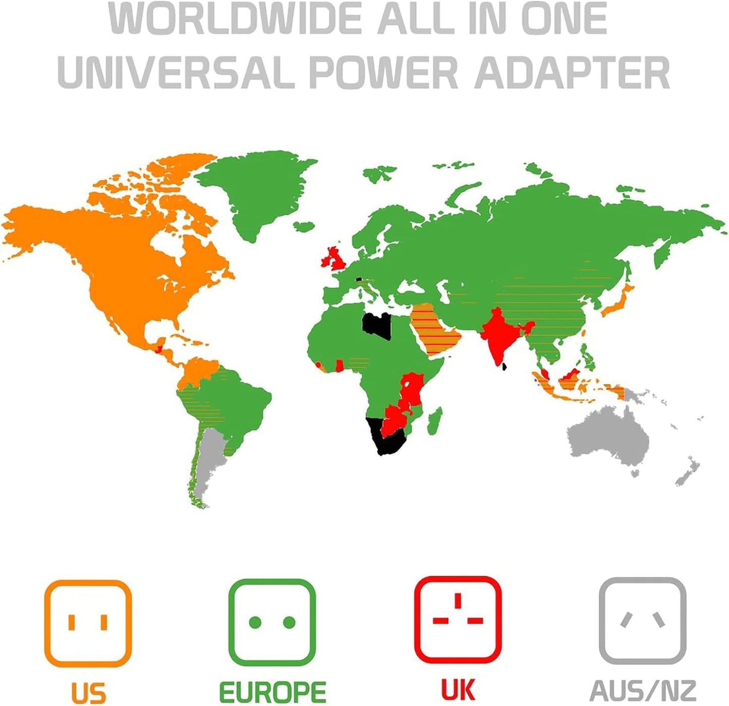 Works For i-mate JAM by Cellet 90% Worldwide Power Adapter Works for HTC i-Mate JAM is Universal for of Travel Between