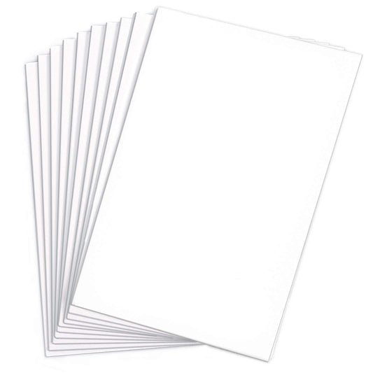 Adasea 30 Sheets White Sticky Foam Sheets-Foam Tapes Double Sided Adhesive Foams Sheet 3D White Dual-Adhesive Foams Sheet for Scrapbook Crafting DIY Crafts, 3.9 x 5.9 Inch