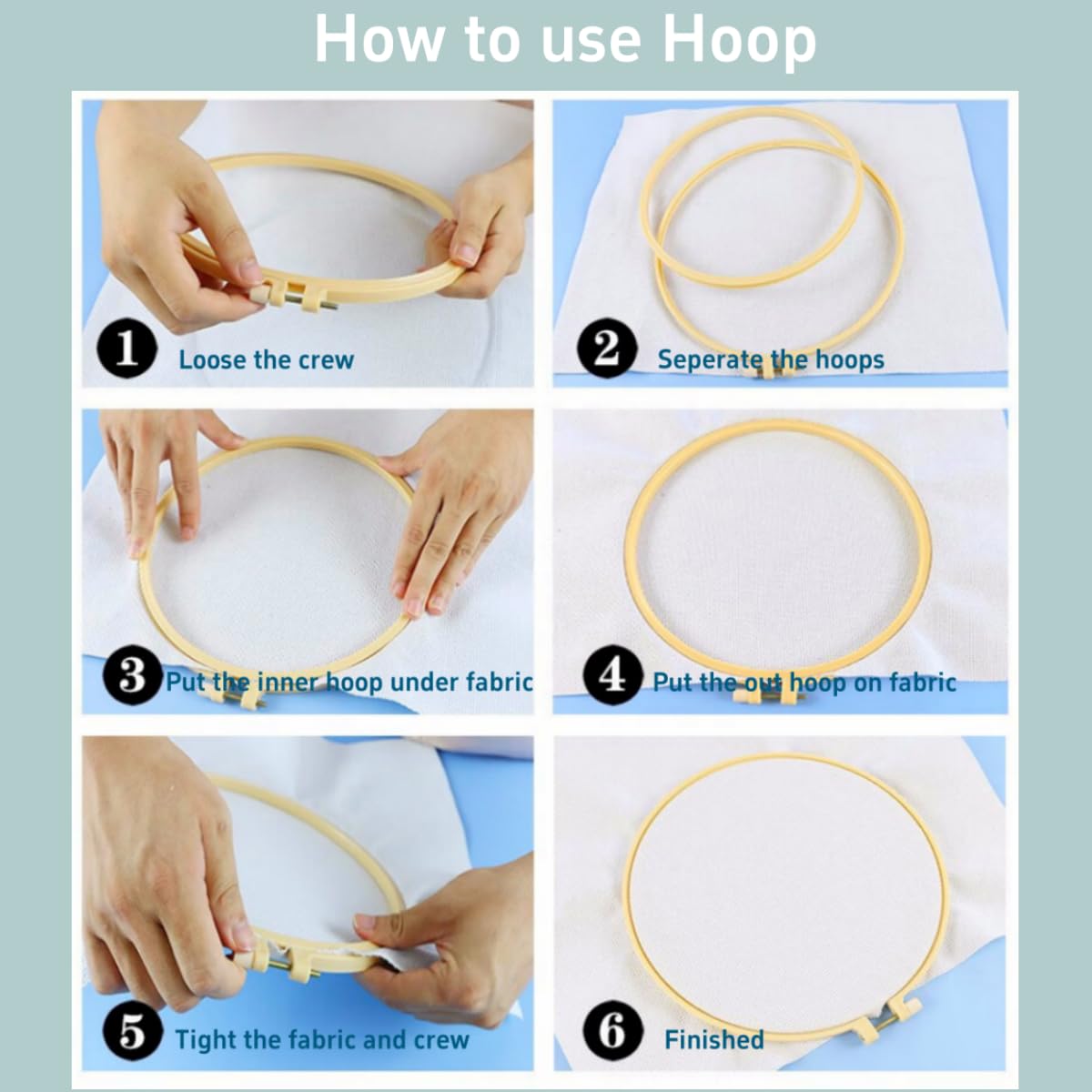DIY Punch Needle Kits Space Planet Easy for Beginners Embroidery Starter Set with Hoop Stress Relief Craft Hobby and Home Decor 20x20cm-1