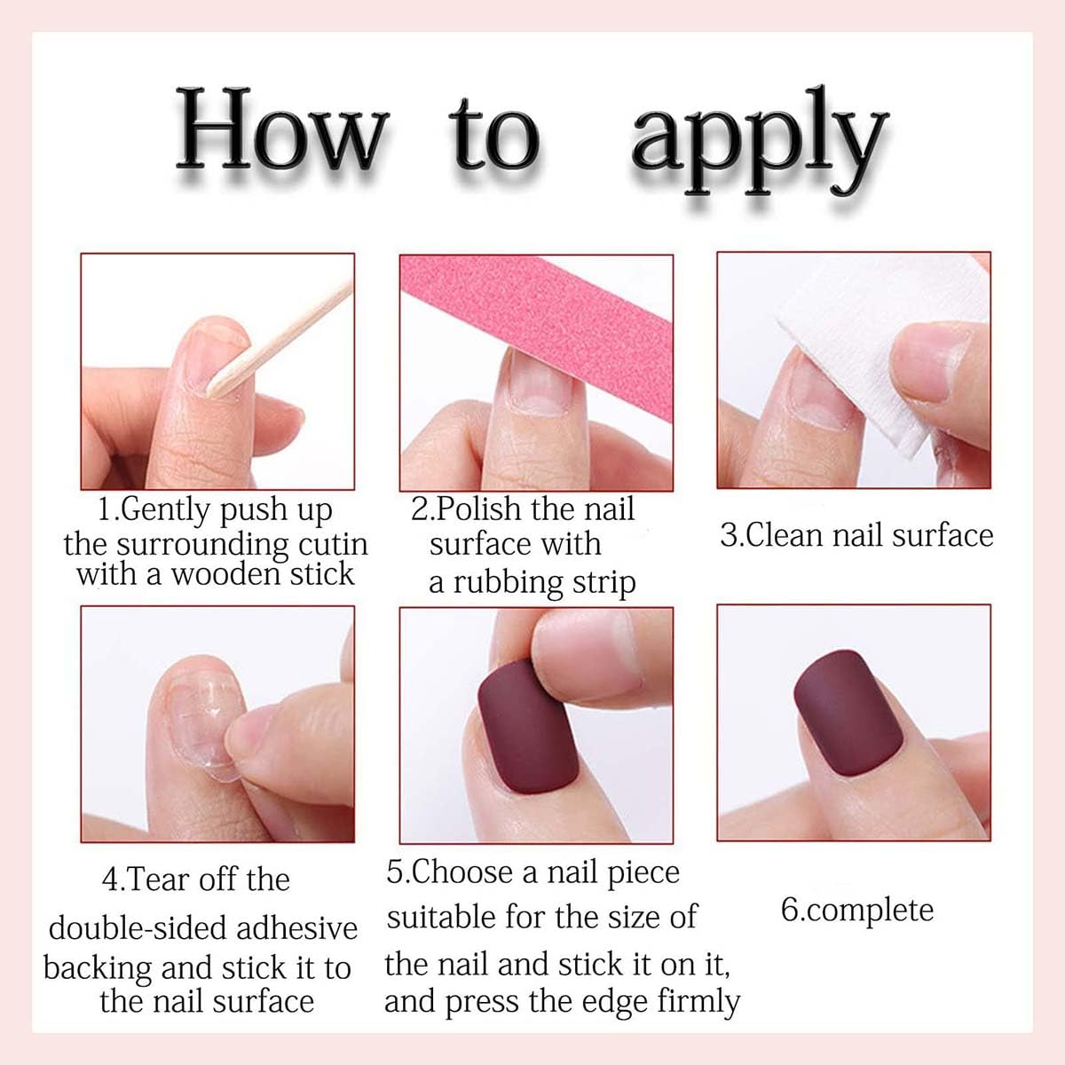 48Pcs White French Tip Press on Nails for Hands & Toes, Long Square Glossy Fake Nails, Short Square False ToeNails, Reusable Glue on Nails for Women Manicure & Pedicure Nail Kit