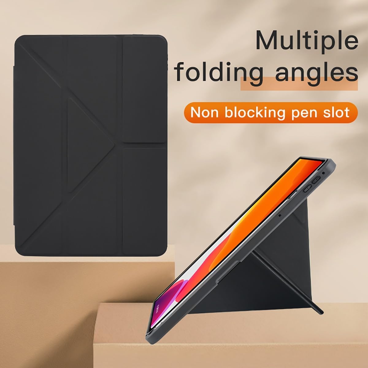 LGZADD 10.3 Compatible with Huawei Matepad Paper Smart Tablet Cover Case,Slim Protective Folio Shell Cover,Could