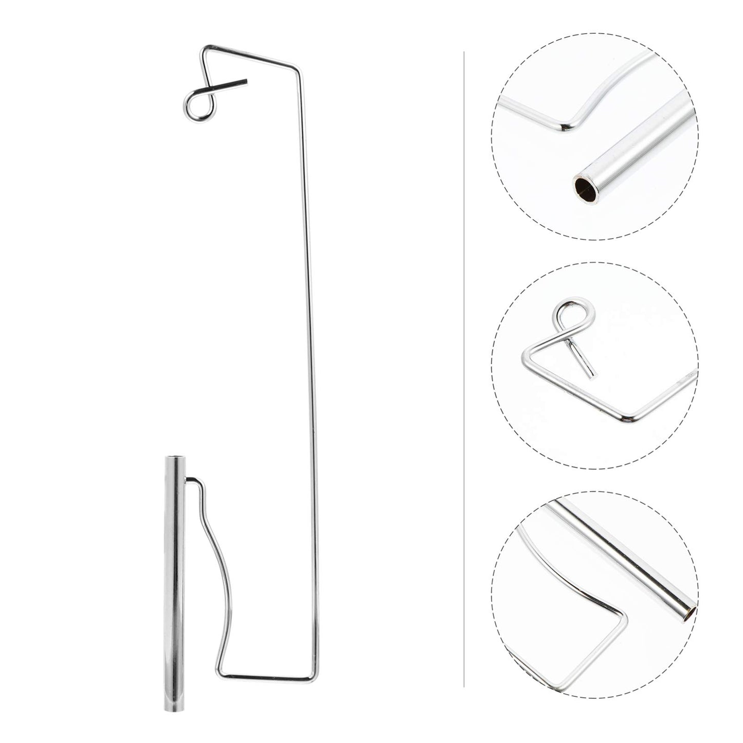 EXCEART Metal Embroidery Stand Adjustable Single Thread Spool Holder Universal Full Metal Single Cone and Spool Thread Rack Sewing Quilting Thread Holder