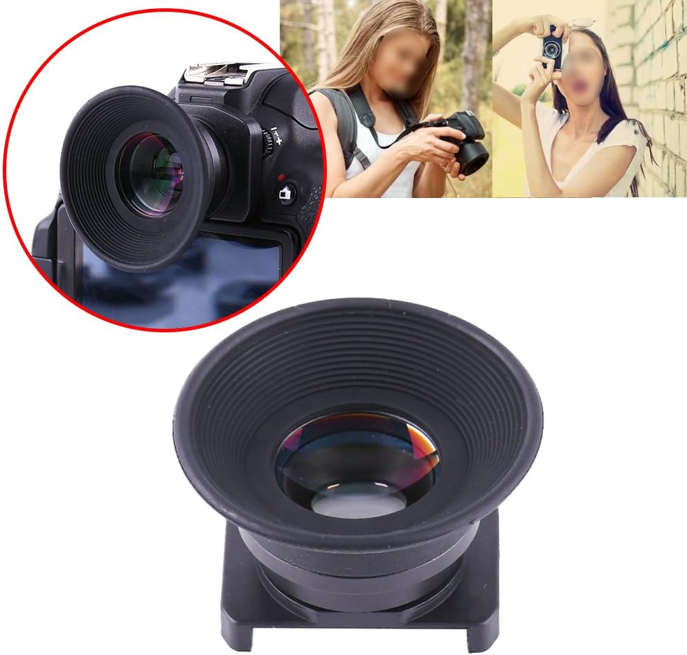 XODSFSKAS 1.5X 1.51X 6 Fixed Viewfinder Eyepiece Magnifier, DSLR C Eyecup, Magnification Viewfinder with Mounting