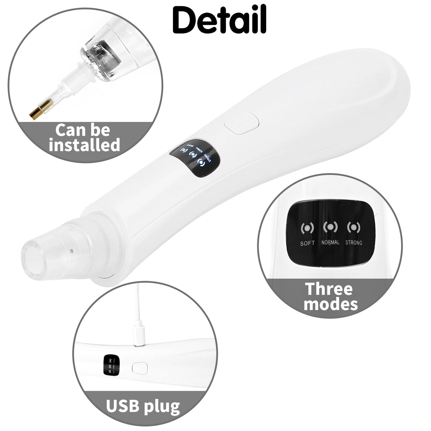 Reofrey Electric Diamond Painting Pens with Vacuum Pump - 3 Adjustable Suction Mode & Rechargeable - 4pcs Diamond Art Locator Accessories & 2 Replacement Tips - Faster DIY Art Pickup Tool Kit