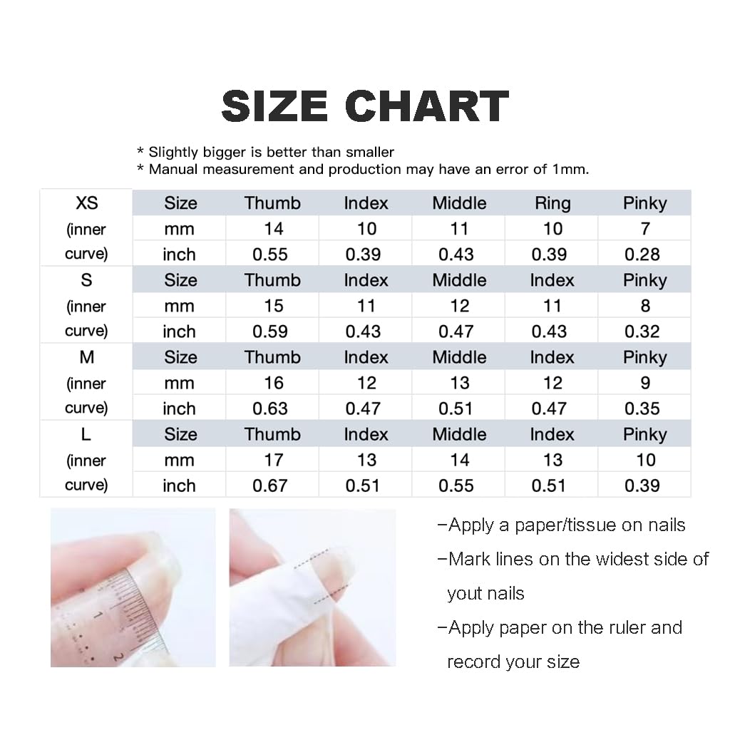 [GLORS] Purly Handmade Medium Ballerina Press on Nails | Oil Painting Style Flower in White and Nude French Tip Nails, 10 Pieces (Small, MB)