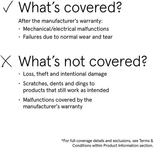 ASURION 2-Year Floorcare Protection Plan - Comprehensive Coverage for $150-$174.99