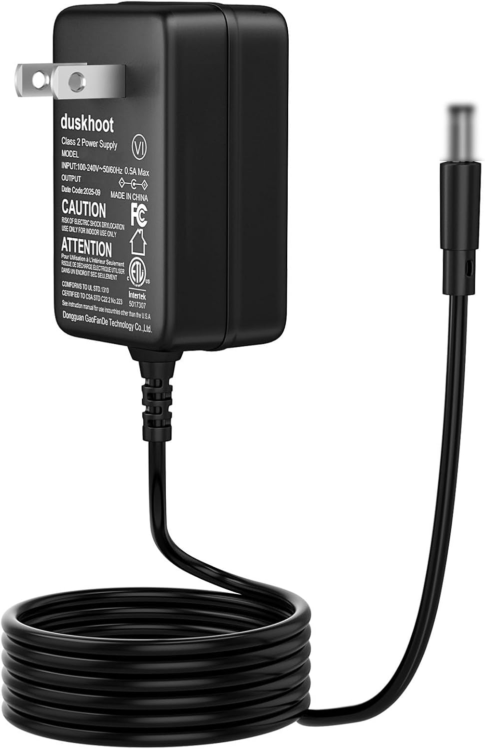 Duskhoot 12V SJD-01 SJD01 DC12V 36W Adapetr for Charging Belhope Shiatsu Neck and Back Massager Replacement Power