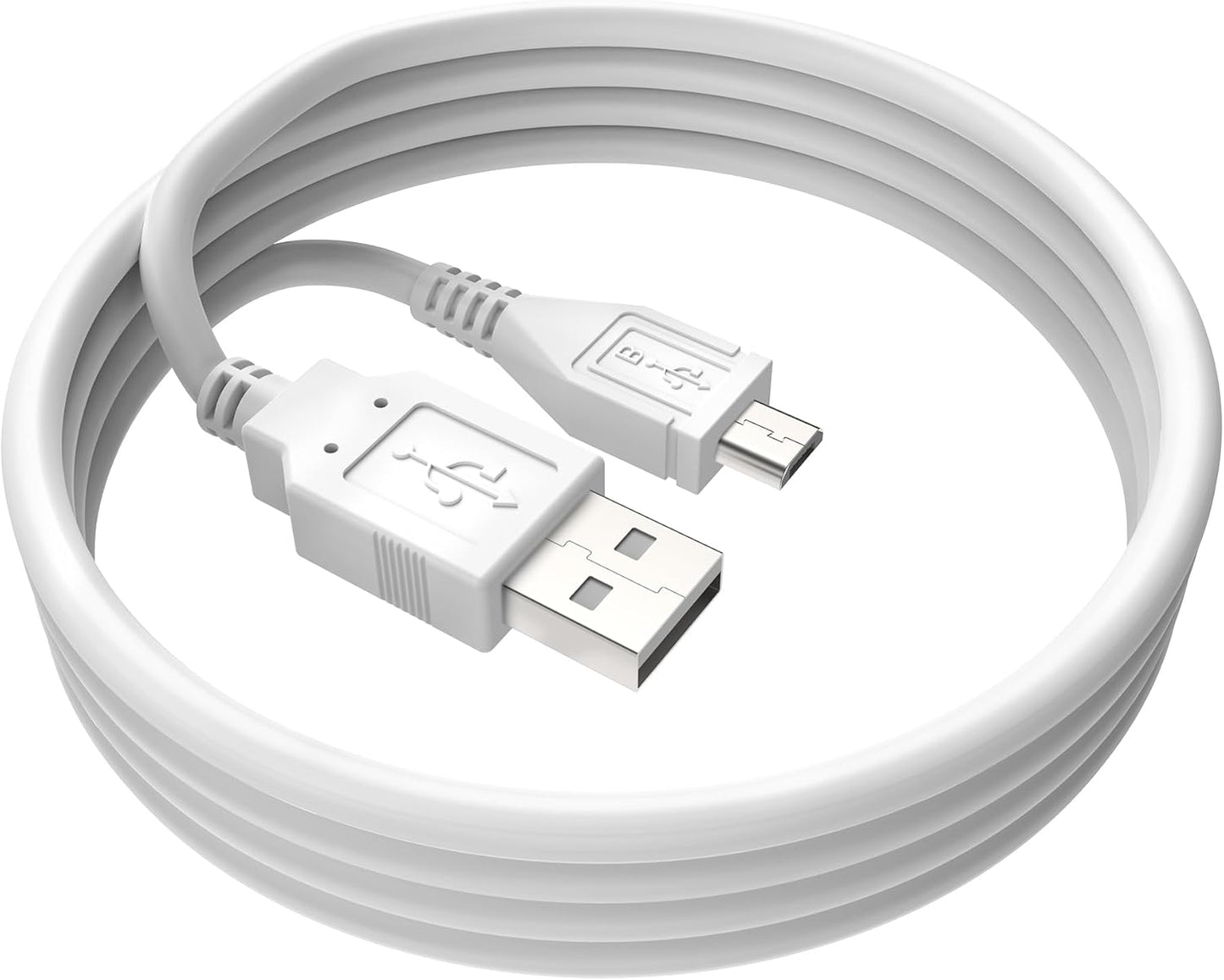 Beudsa ChargN 5ft AMG6S AMG8S White Micro USB Charging Cable PC Laptop Charger Power Cord Compatible with JumpsPower
