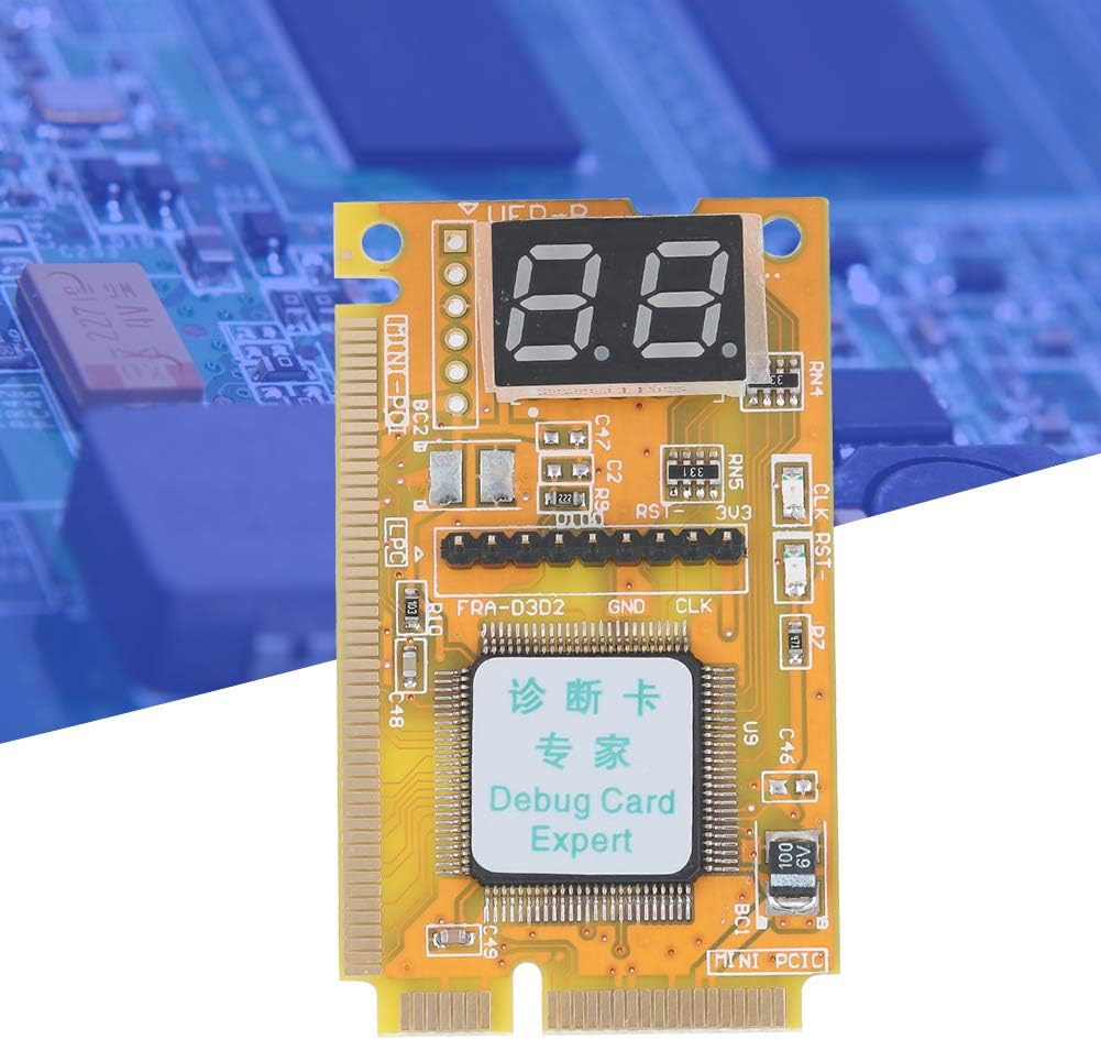 ASHATA 3 1 Debug Card, in Diagnostic Card,Support USB Laptop Supplies,Computer Accessories,Support Mini PCI,Mini