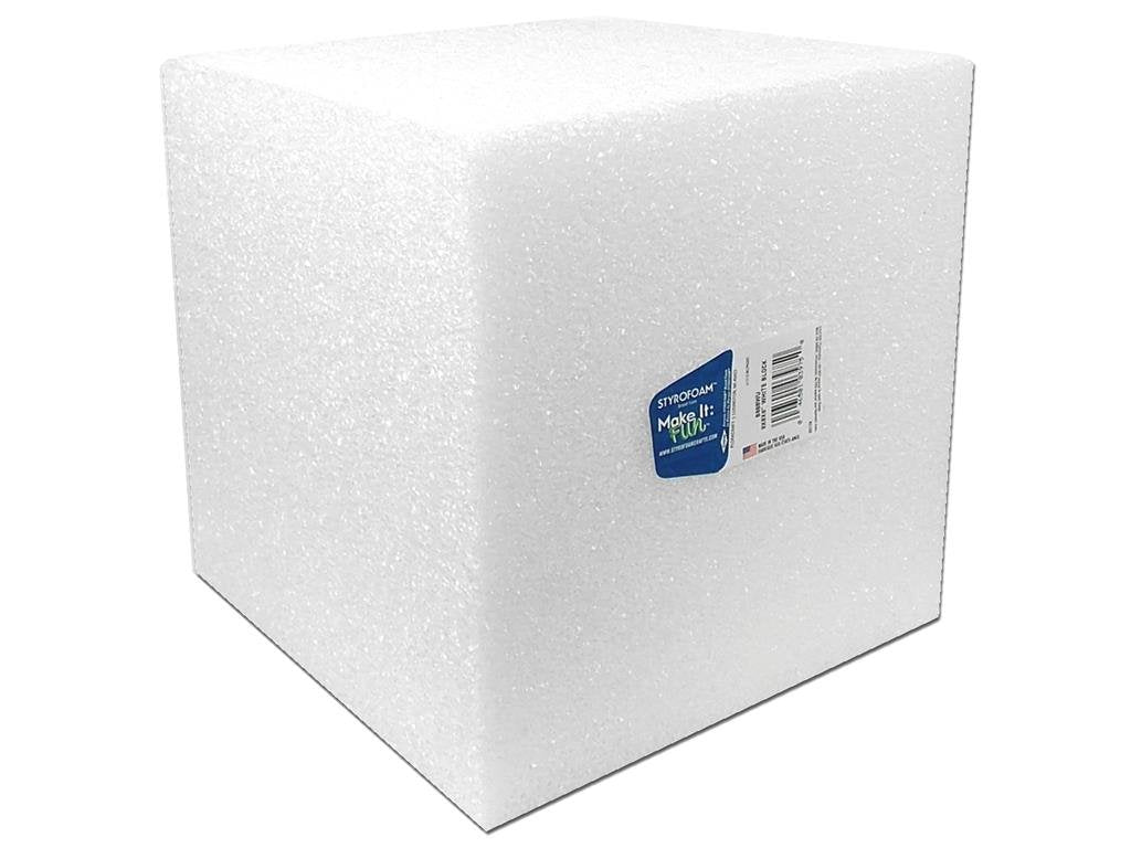 FloraCraft CraftFōM Cube 7.9 Inch x 7.9 Inch x 7.9 Inch White