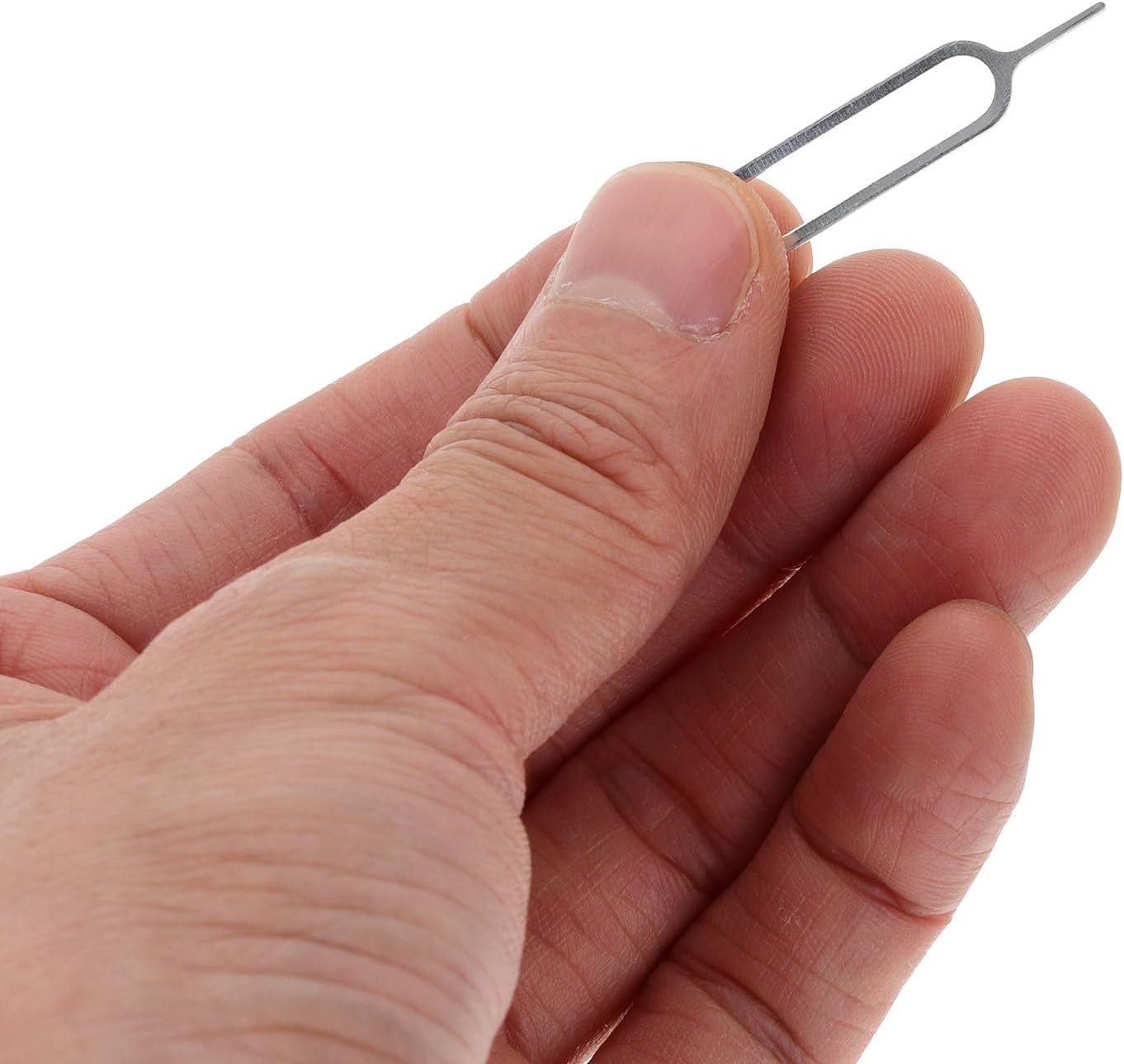 CTIRCHIU 500pcs Sim Card Removal Needles Eject Tool Phone Sim Tray Pin Extractor for Smartphones and Tablets Silver