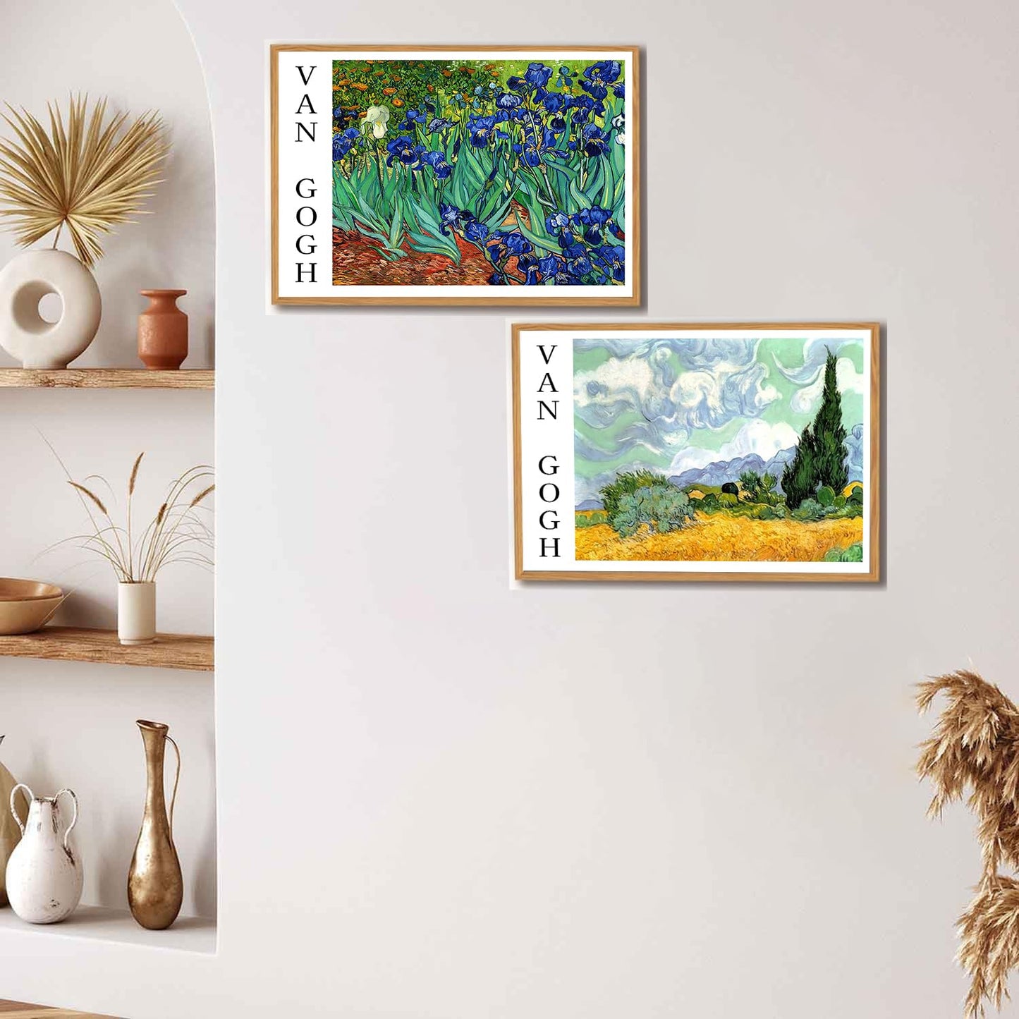 Diamond Painting Kits for Adults - 8 Pack Van Gogh Sunflower Irises Café Terrace at Night DIY 5D Diamond Art Kits Full Drill Diamond Dots Paintings with Diamonds Gem Art and Crafts Home Decor 12x16 in