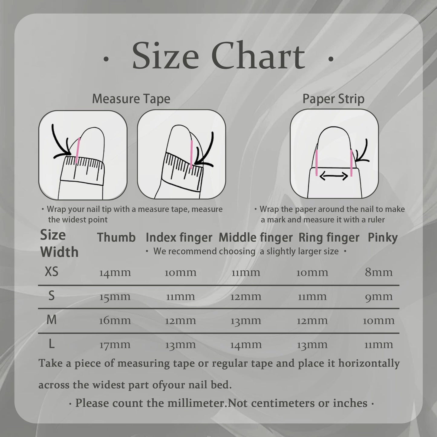 Yabonica Handmade Press On Nails Short - Acrylic Fake Nails with Charm Design,10Pcs Nail Press Ons with Glue for Woman Girls (003, S)