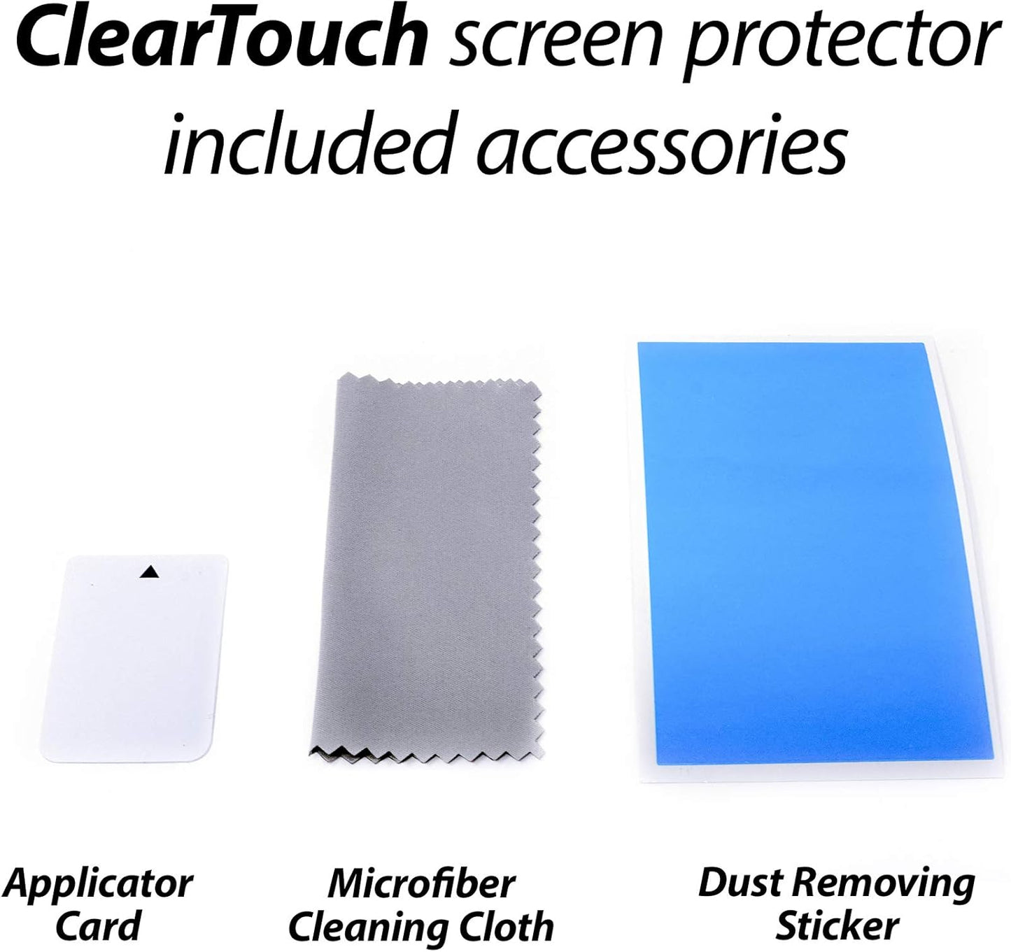 BoxWave Mp3 (4 (2-Pack), Screen Protector Compatible with Luoran Player in) - ClearTouch Anti-Glare Anti-Fingerprint