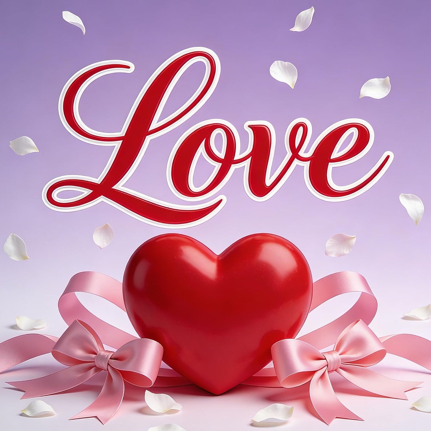 Heart Press on Nails Extra Long Artificial Acrylic Pink Multi Layered love Fake Nails Pink Rose Coffin Nails Full Cover Glossy Valentines Stick on Nail Artificial Fingernails Women Festival Manicure