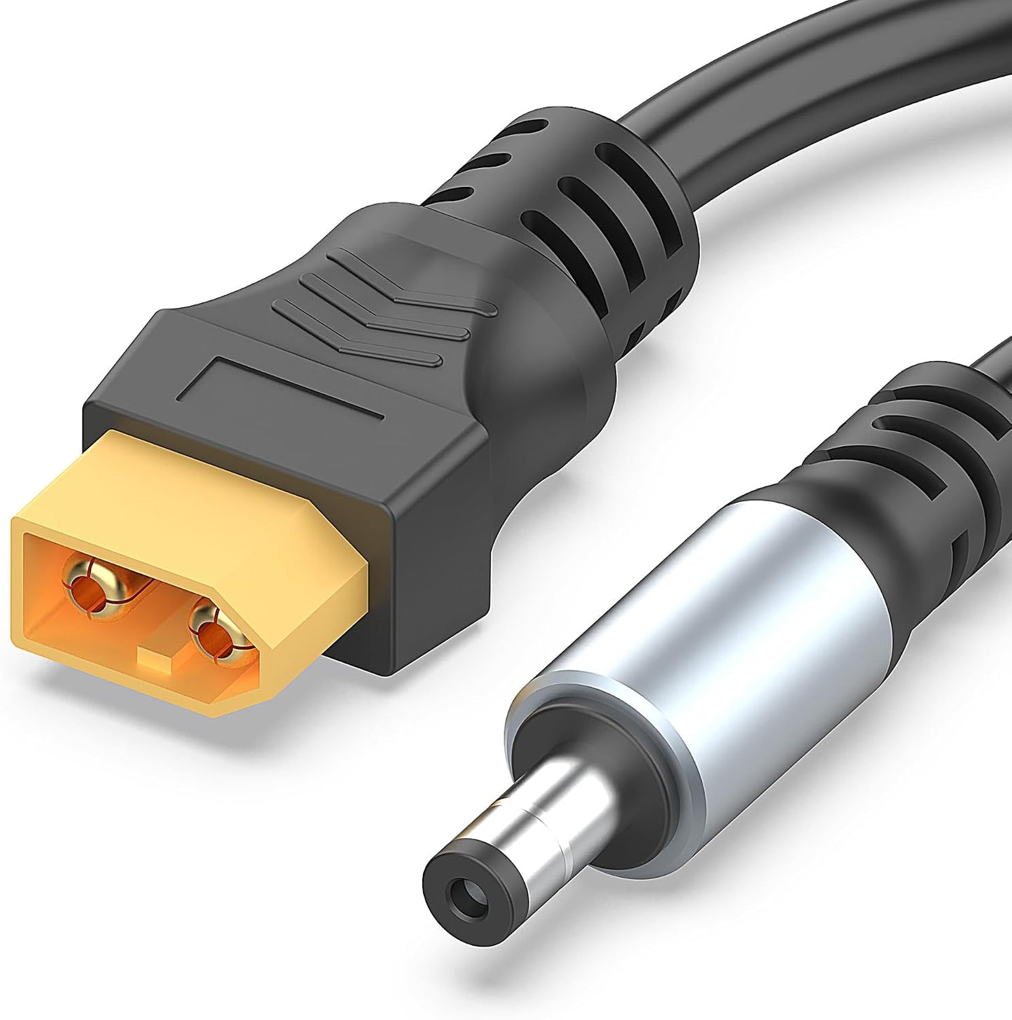 Magiclifee 1.6FT XT60 DC5521 XT60 5.5mm 2.1mm (0.5M) Male to Power Cable, to DC x Male Adapter Cord for FPV Goggles