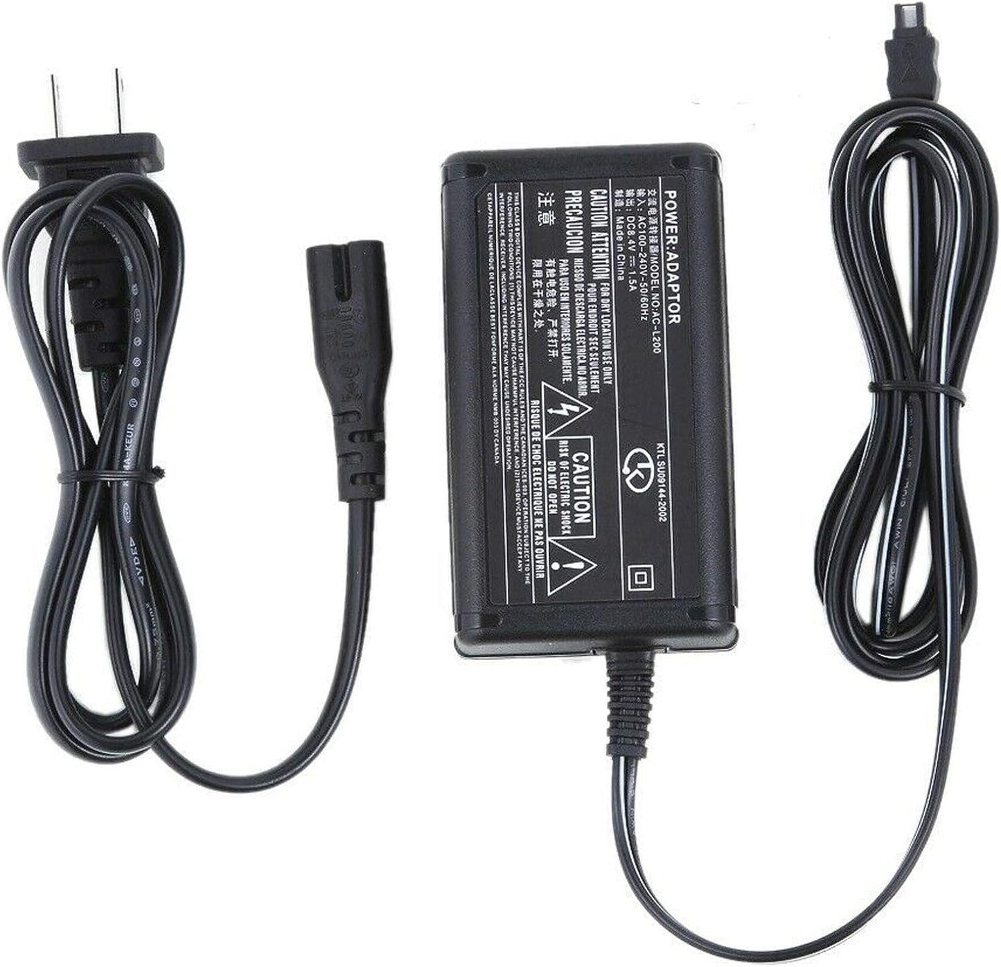 Generic CCD-TRV58 Hi8 AC DC Adapter Battery Charger Cord Cable for Sony Handycam (fit This Model ONLY) Camcorder Video