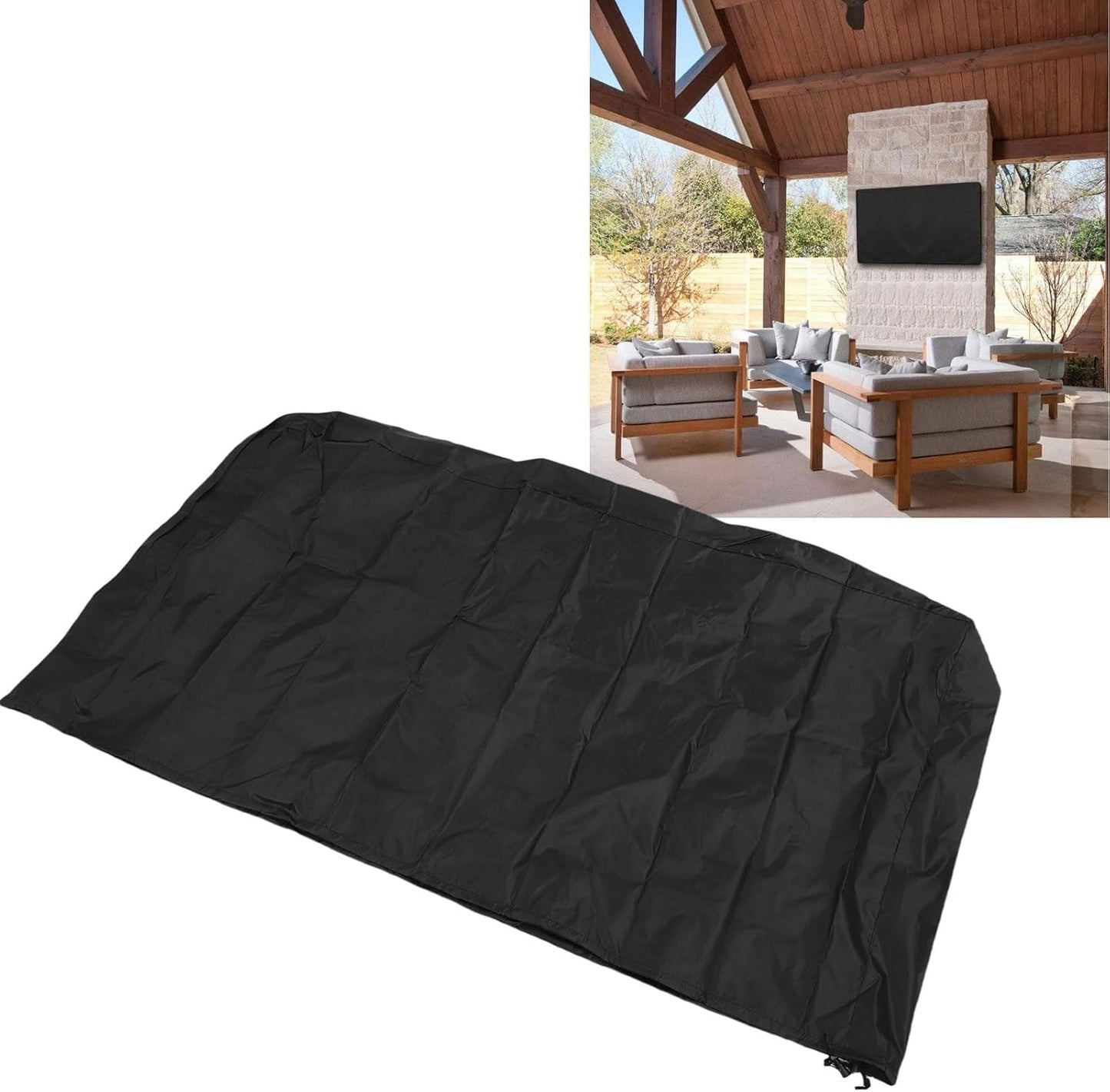 (57-66 Inch) 210D Size(18x12in)) Health Gear Outdoor TV Rack Stand Cover Weatherproof Water Proof, Oxford Fabric